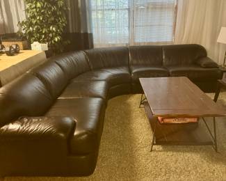 Leather Sectional