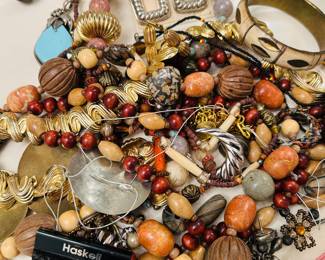 Costume jewelry.  Sterling pendant 