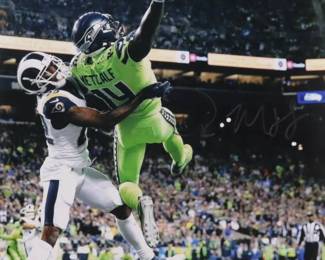 DK Metcalf Signed Seahawks 11x14 Photo