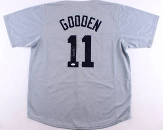 Dwight "Doc" Gooden Signed Yankees Jersey 