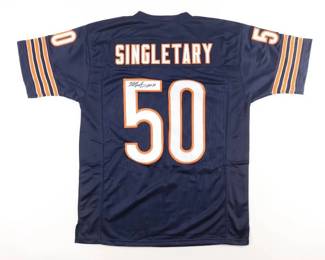 Mike Singletary Signed Jersey Inscribed "HOF 98"