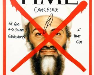 Robert J. O'Neill Signed LE TIME Magazine 11x14 Photo with (5) Inscriptions