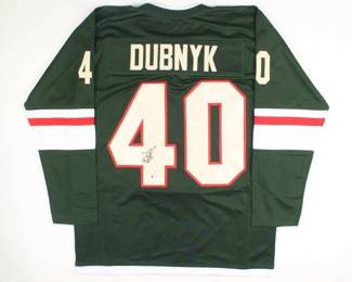 Devan Dubnyk Signed Jersey