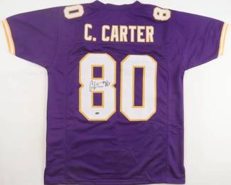 Cris Carter Signed Jersey
