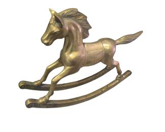 Large Brass horse