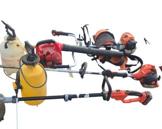 We have weed eaters and outdoor