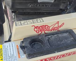 Grasshopper zero turn mower 61 inch cut with bagger