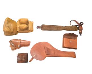 Gun rests and holster