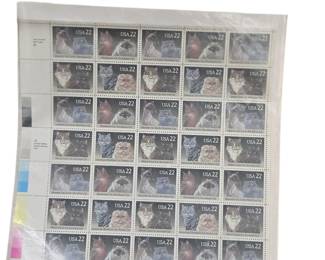 We have a large stamp collection