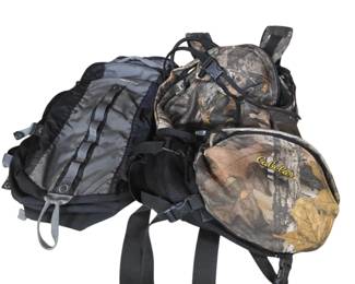 Camo  and Mountain packs
