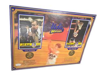 UCLA Bruins Hall of Fame board Autographed with PSA