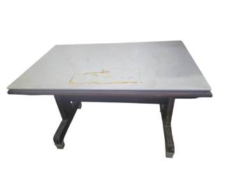 Marble top Oak table