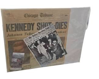 Kennedy shot paper with PSA