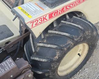 Grasshopper zero turn mower 61 inch cut with bagger