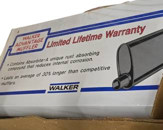 Walker advantage lighted Muffler sign new in box