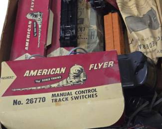 American Flyer Toy Railroad set