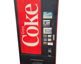 Coke vending machine working