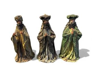 169 Handcrafted3WiseMenFigurinesNativityKingsSet