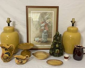 Vintage Napocoware Thanksgiving Cream And Friends