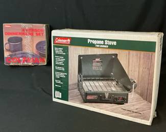 Coleman Propane Stove Dinnerware