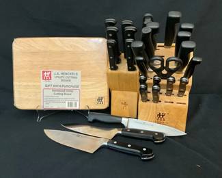 J.A. Henckels Knife Sets And Cutting board