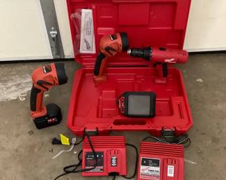 Milwaukee Drill, Speaker, And Lights