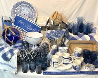 Beautiful Blue White Kitchen