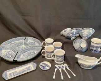 Blue And White European China