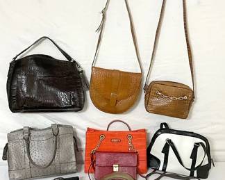 Faux Crocodile Purses