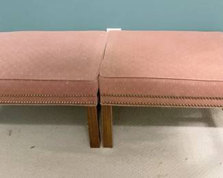 Set Of Upholstered Ottomans