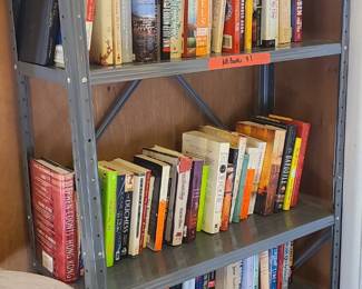 Many many many books. Fiction, non-fiction, children's - everything! 