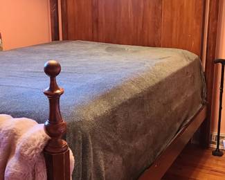 Wooden bed frame - Queen. Accessibility tools. 