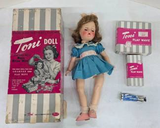 	1950s Ideal Toni Doll with Accessories