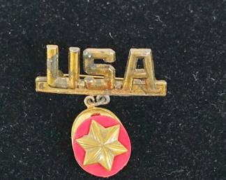 WWII U.S. Army Sweetheart Pin