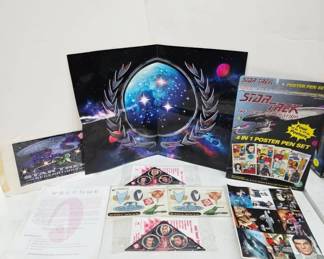 Star Trek Collectible Pen Set and Memorabilia