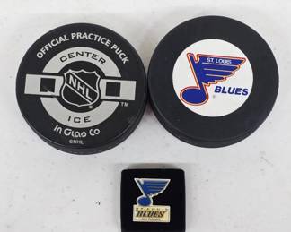 	NHL St. Louis Blues Memorabilia Set