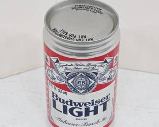 	First Edition Budweiser Light Beer Can