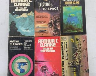 	Six Arthur C. Clarke Paperback Books