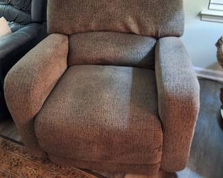Brown recliner