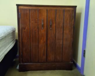 Wood armoire