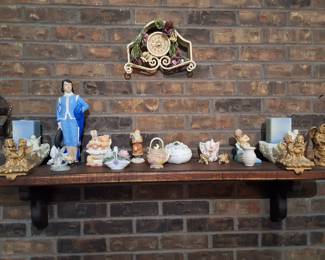 Various small porcelain and ceramic decor
