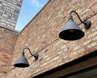 Restoration hardware exterior lights (4)