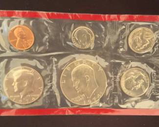 1974 U.S. Mint Uncirculated Coin Set Denver Mint Pack