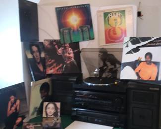 Optimus Stereo System, Vinyls And Cds