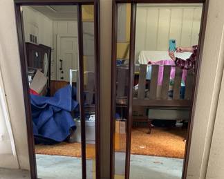 PAIR OF WALL MIRRORS