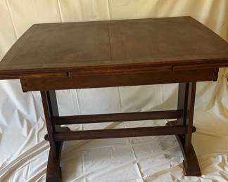 ART DECO TRESTLE TABLE