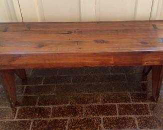 Rustic Farmhouse Wood Bench