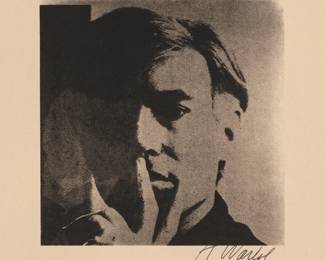7 Warhol, Andy Self Portrait Mum Voyeur signed crop 2  