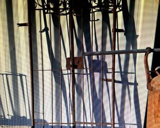 Old hand crafted Mexican Door gate.