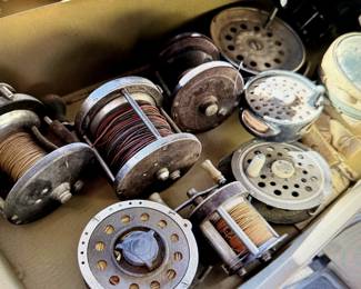 Collection of Vintage Fishing Reels